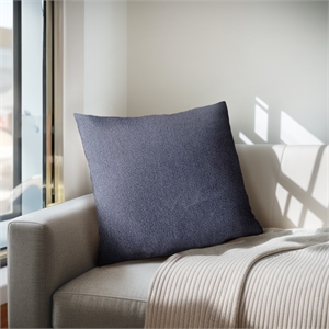 Olliix Chapel Hill Harper 20x20&quot Square Pillow Polyester/Feather in Navy Blue