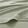 Olliix Madison Park Egyptian Cotton Full/Queen Blanket Cotton in Sage Green