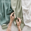 Olliix Madison Park Egyptian Cotton Full/Queen Blanket Cotton in Sage Green