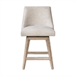 Olliix Martha Stewart Winfield Bar Stool Wood/Plywood/Fabric in Cream