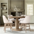 Olliix Martha Stewart Winfield Bar Stool Wood/Plywood/Fabric in Cream