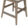 Olliix Martha Stewart Winfield Bar Stool Wood/Plywood/Fabric in Cream