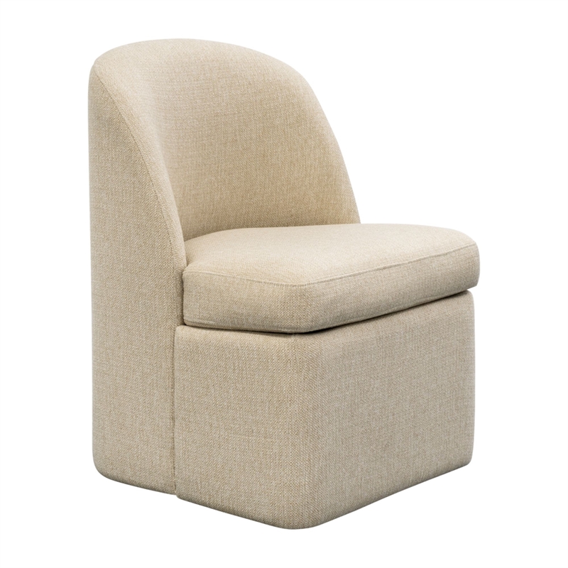 Olliix INK+IVY Lyra Dining Chair Wood/Plywood/Fabric in Taupe