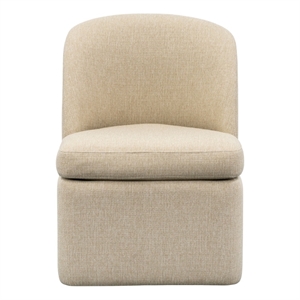 Olliix INK+IVY Lyra Dining Chair Wood/Plywood/Fabric in Taupe