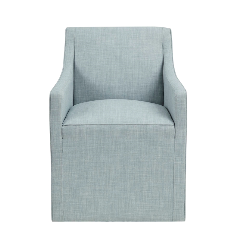 Olliix Madison Park Charlotte Dining Chair Wood/Plywood/Fabric/Plastic in Blue