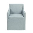 Olliix Madison Park Charlotte Dining Chair Wood/Plywood/Fabric/Plastic in Blue