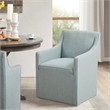 Olliix Madison Park Charlotte Dining Chair Wood/Plywood/Fabric/Plastic in Blue