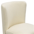 Olliix Madison Park Vela Dining Chair Wood/Plywood/Fabric in Cream