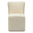 Olliix Madison Park Vela Dining Chair Wood/Plywood/Fabric in Cream