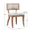 Olliix Madison Park Signature Marie Set of 2 Dining Chair in Beige/Brown