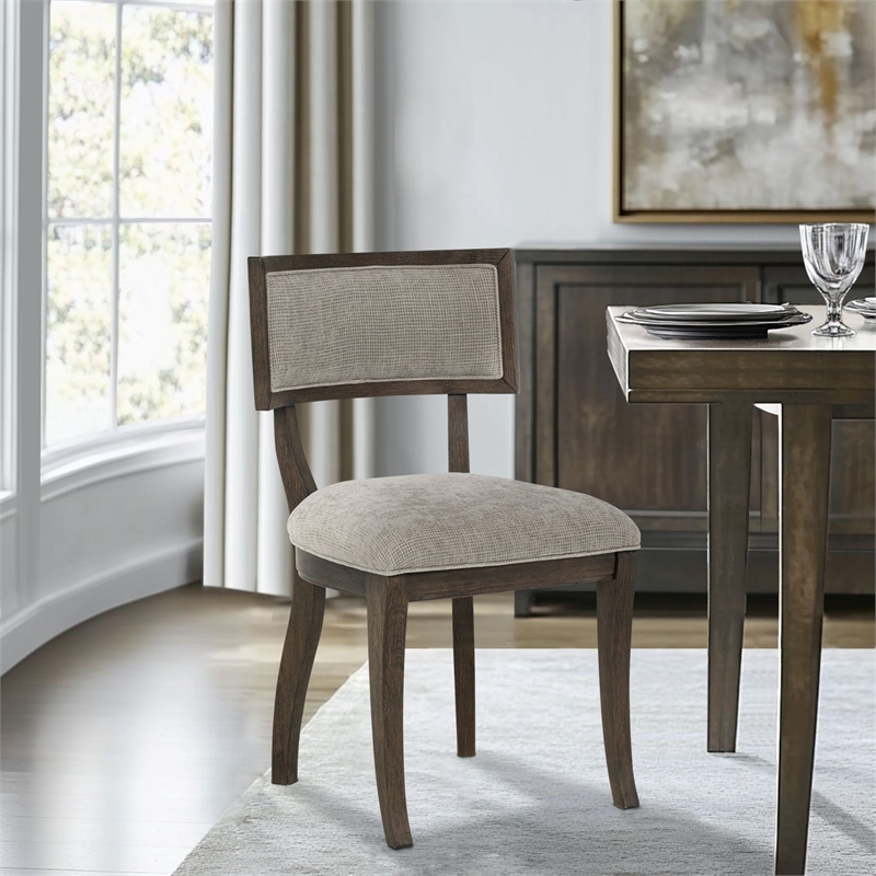 Olliix Madison Park Signature Marie Set of 2 Dining Chair in Beige/Brown