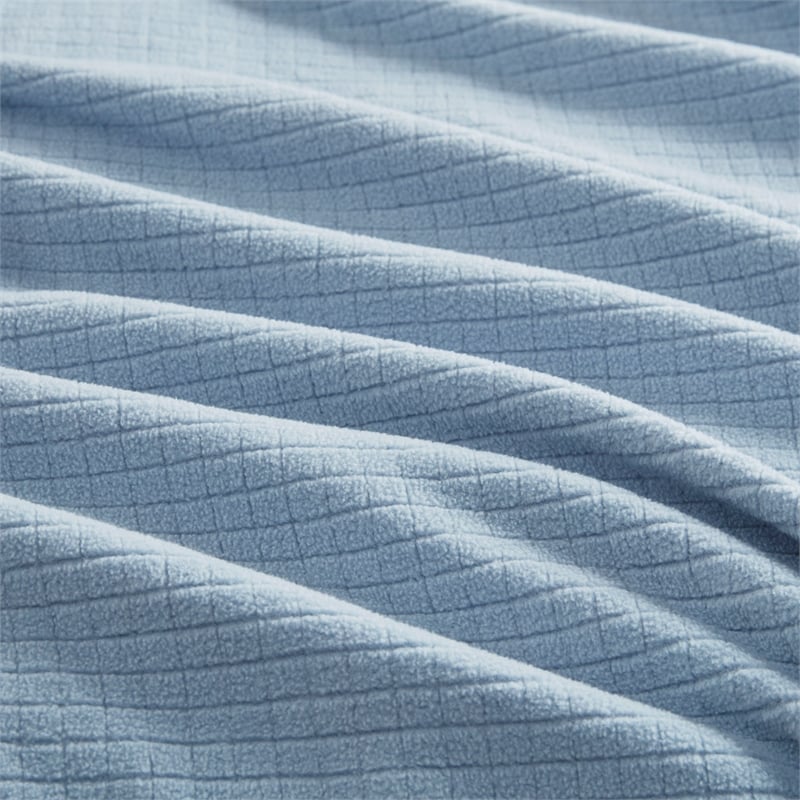 Olliix True North by Sleep Philosophy Microfleece Full/Queen Blanket in Blue