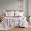 Olliix Intelligent Design Malea Full/Queen Comforter Mini Set in Pink/White