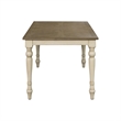 Olliix Martha Stewart Fiona 5-Piece Dining Set in Brown/Distressed White
