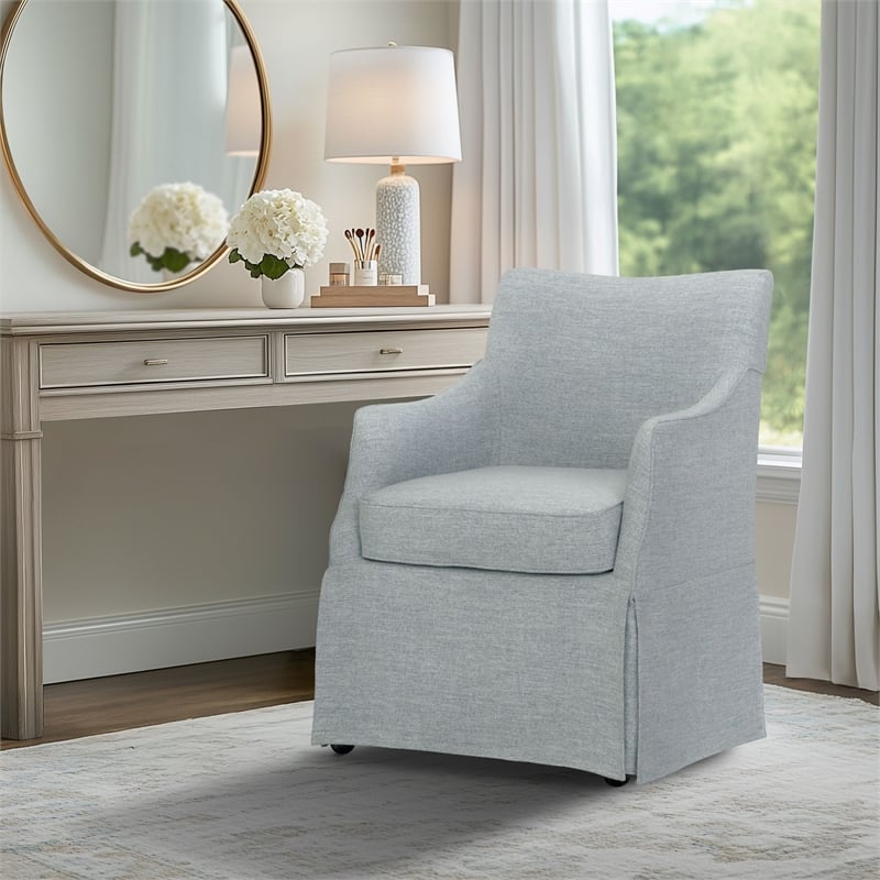 Olliix Martha Stewart London Dining Chair Wood/Plywood in Light Blue