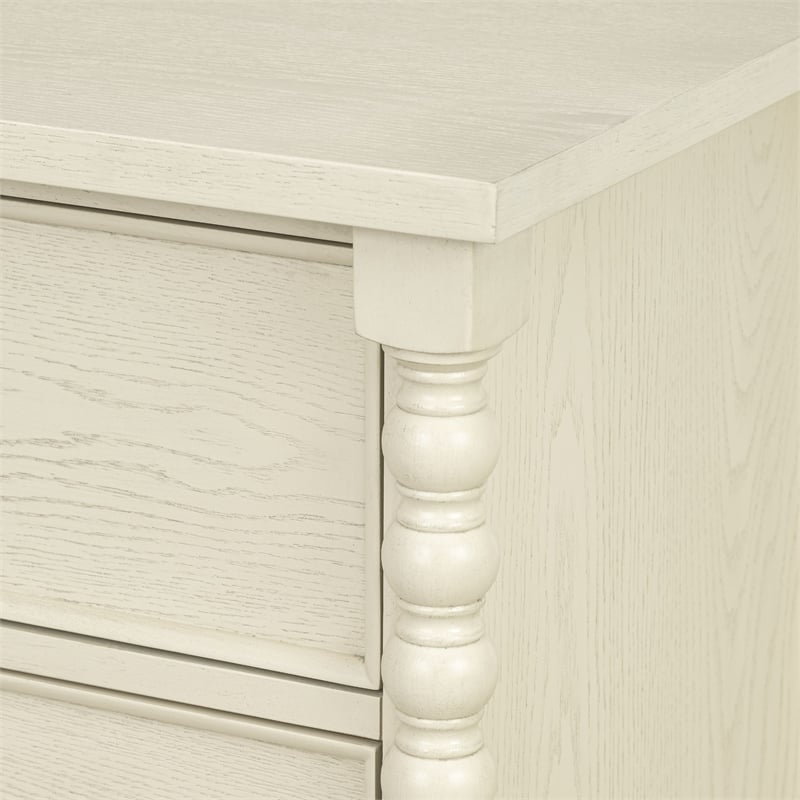 Olliix Madison Park Signature Beckett Dresser MDF/Wood in Antique Cream