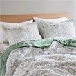 Olliix Intelligent Design Malea Full/Queen Comforter Mini Set in Green/White