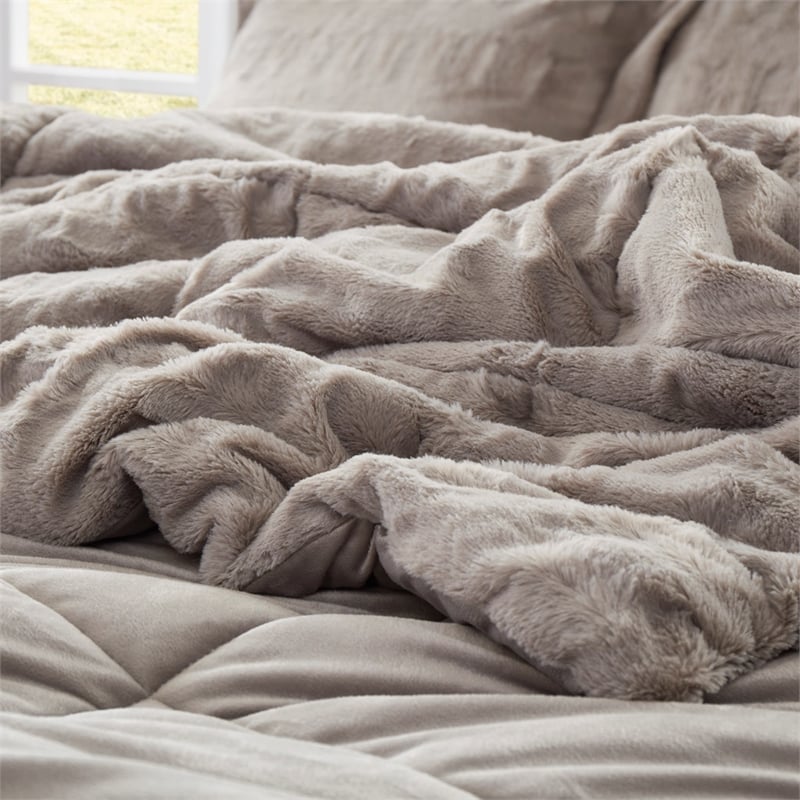 Olliix Madison Park Gia Full/Queen Comforter Mini Set Polyfiber in Gray