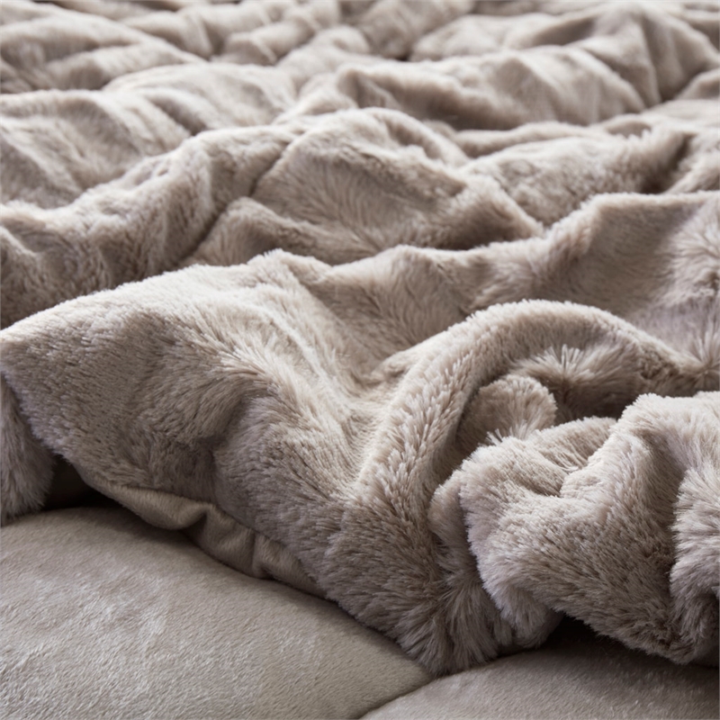Olliix Madison Park Gia King/Cal King Comforter Mini Set Polyfiber in Gray