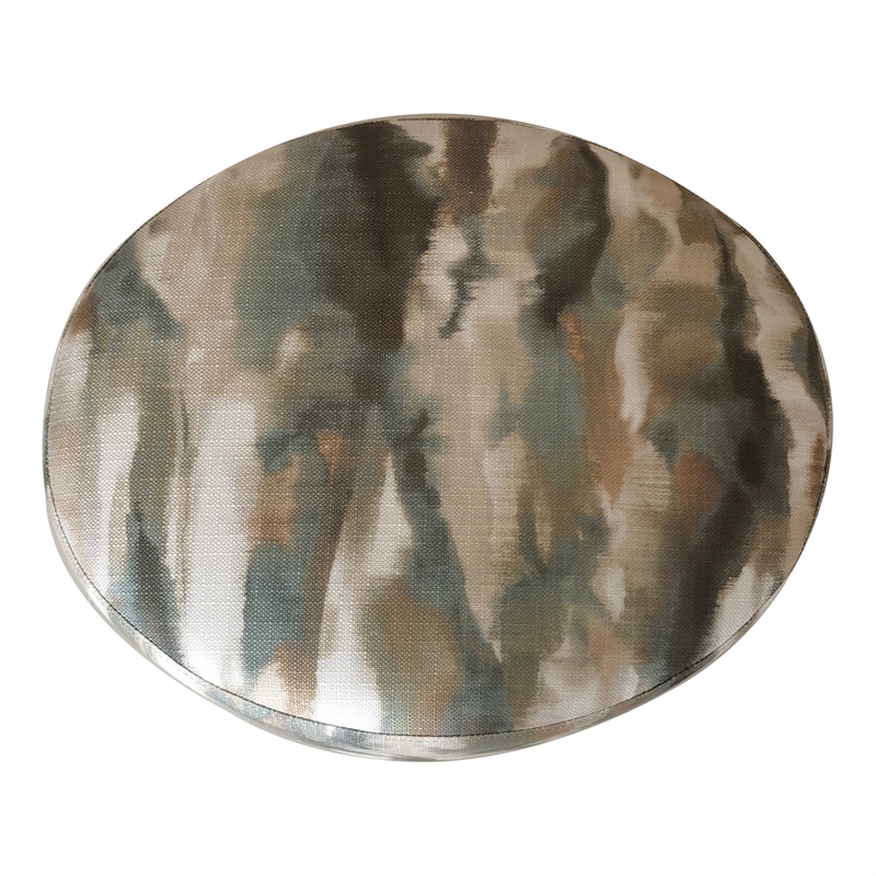 Olliix Chapel Hill Zoe Ottoman Wood/Plywood/Fabric in Multi