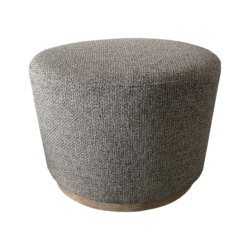 Olliix Chapel Hill Zoe Ottoman Wood/Plywood/Fabric in Navy/Beige