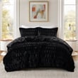 Olliix Madison Park Gia Full/Queen Comforter Mini Set Polyfiber in Black