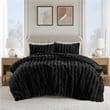 Olliix Madison Park Jasmine Full/Queen Comforter Mini Set Polyester in Black