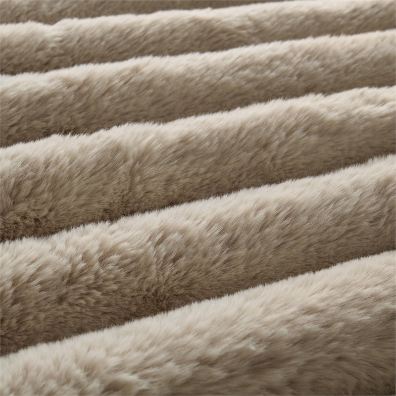 Olliix Madison Park Jasmine Full/Queen Comforter Mini Set Polyester in Taupe