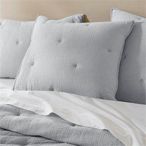 Olliix Harbor House Blue Breeze Euro Sham Euro Sham Cotton in Blue