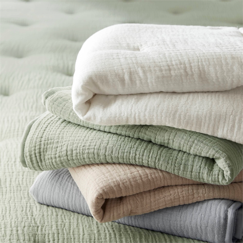 Olliix Harbor House Blue Breeze Euro Sham Euro Sham Cotton in Taupe
