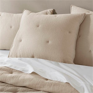Olliix Harbor House Blue Breeze Euro Sham Euro Sham Cotton in Taupe