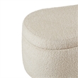 Olliix INK+IVY Bailey Bench Wood/Plywood/Fabric in Cream