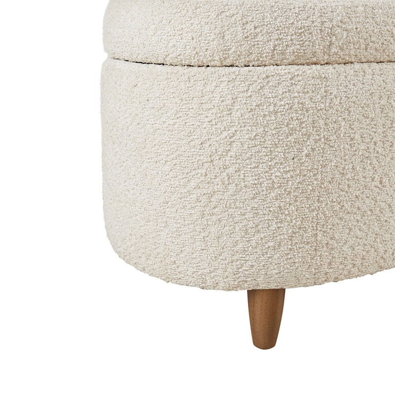 Olliix INK+IVY Bailey Bench Wood/Plywood/Fabric in Cream