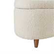 Olliix INK+IVY Bailey Bench Wood/Plywood/Fabric in Cream