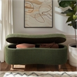 Olliix INK+IVY Bailey Bench Wood/Plywood/Fabric in Green