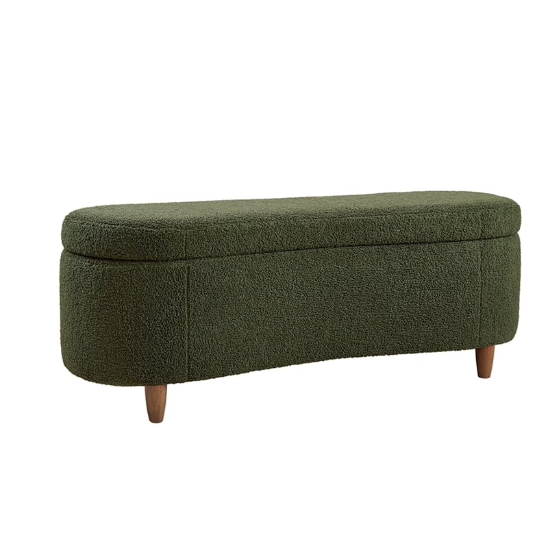 Olliix INK+IVY Bailey Bench Wood/Plywood/Fabric in Green