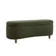 Olliix INK+IVY Bailey Bench Wood/Plywood/Fabric in Green