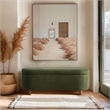 Olliix INK+IVY Bailey Bench Wood/Plywood/Fabric in Green