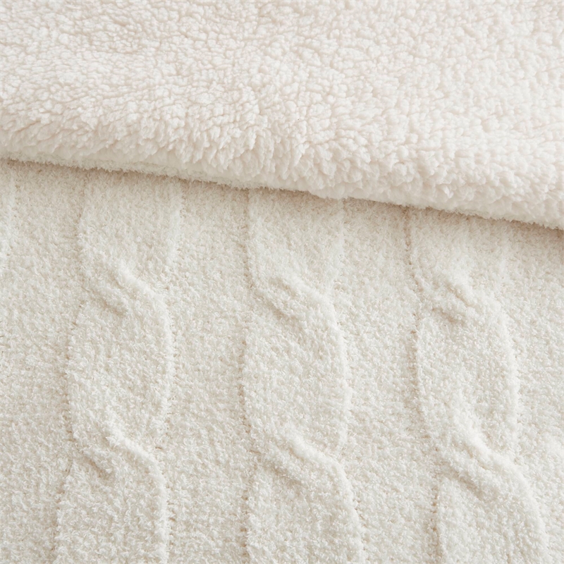 Olliix Madison Park Riordan King/Cal King Comforter Mini Set Polyester in Ivory