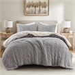 Olliix Madison Park Riordan King/Cal King Comforter Mini Set Polyester in Gray