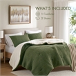 Olliix Madison Park Riordan Full/Queen Comforter Mini Set Polyester in Olive