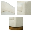 Olliix Madison Park Ashton Swivel Chair Wood/Plywood/Fabric in Cream