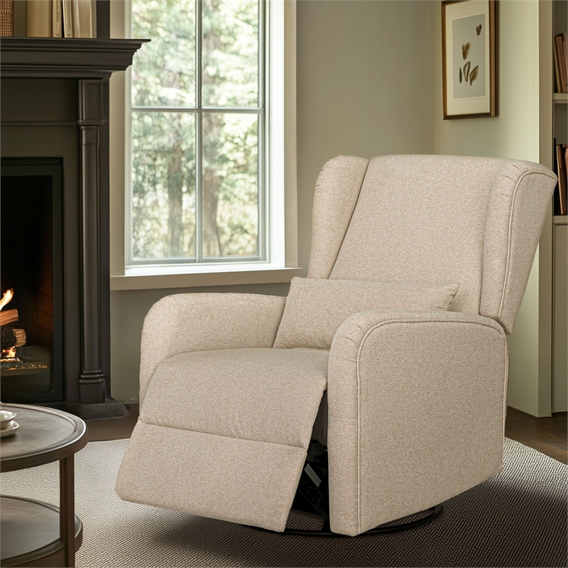 Olliix Madison Park Candace Recliner Wood/Plywood/Fabric in Beige