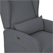 Olliix Madison Park Candace Recliner Wood/Plywood/Fabric in Grey