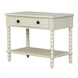 Olliix Madison Park Signature Beckett MDF/Wood End Table in Antique Cream