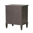 Olliix Madison Park Signature Victoria MDF/Wood Nightstandin Antique Brown