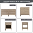 Olliix Madison Park Signature Victoria MDF/Wood Nightstandin Antique Brown