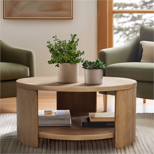 Olliix INK+IVY Skye Coffee Table MDF/Wood in Natural