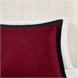 Olliix Madison Park Larkspur King/Cal King Comforter Mini Set in Red/Black