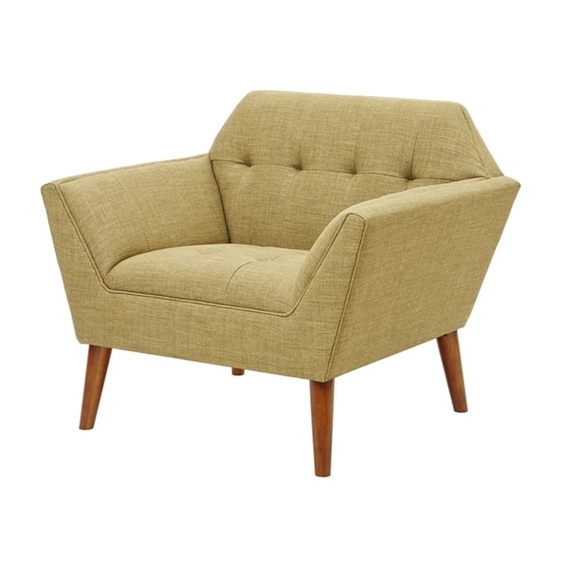 Olliix INK+IVY Newport Set of 2 Lounge Chair Wood/Plywood/Fabric in Pale Green
